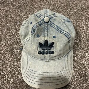 Adidas Kids Light Blue Denim Cap